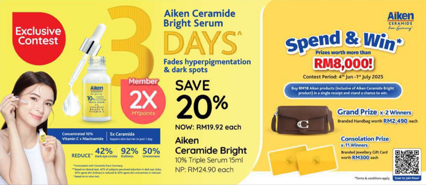 Aiken Ceramide @ Guardian Contest