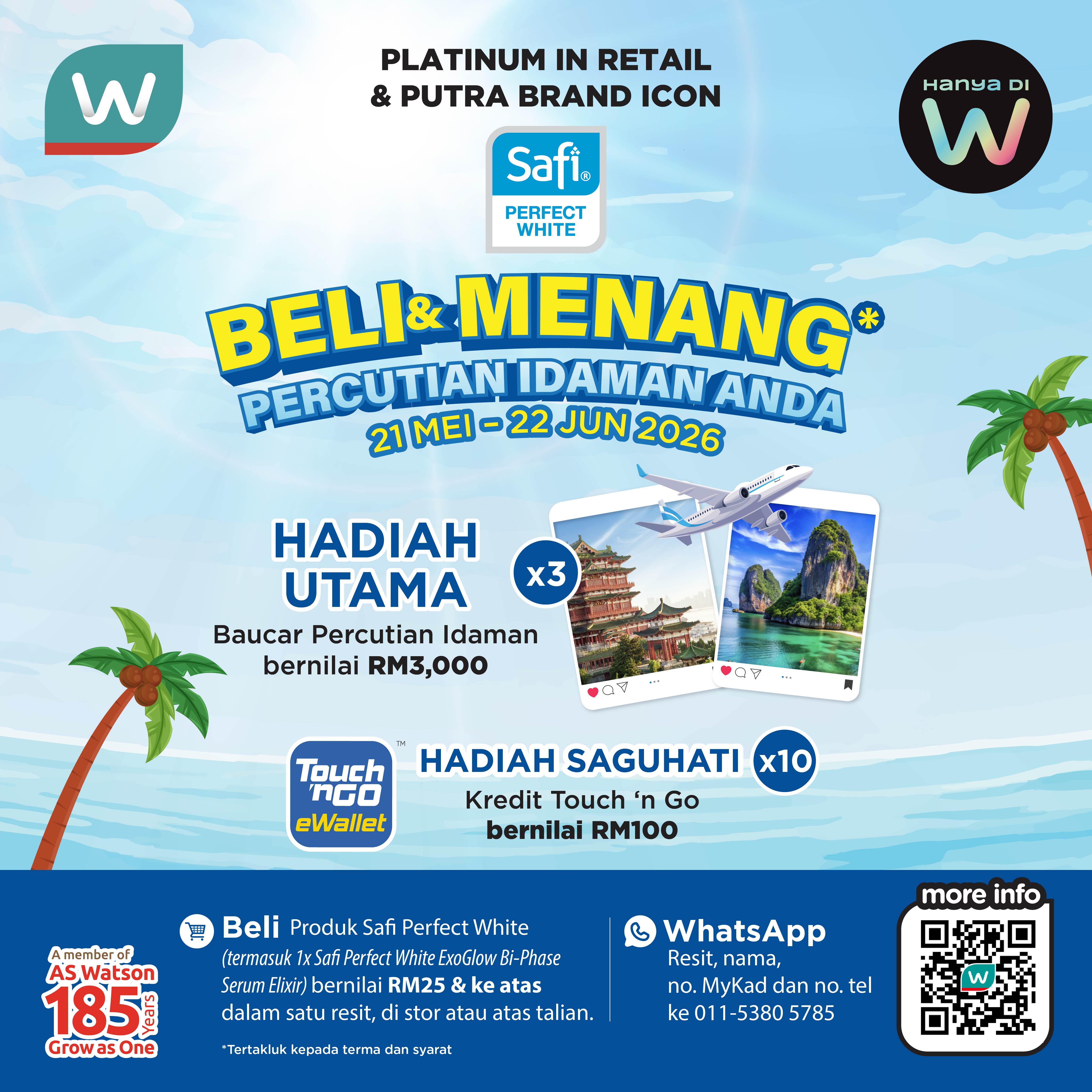 Watsons x Safi Perfect White June 2026 Contest